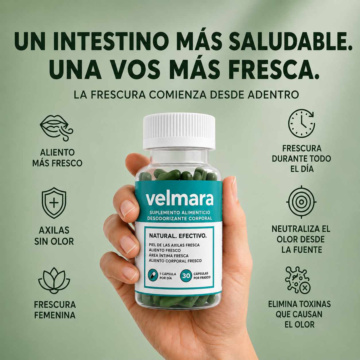 Suplemento Desodorante Interno | Velmara®