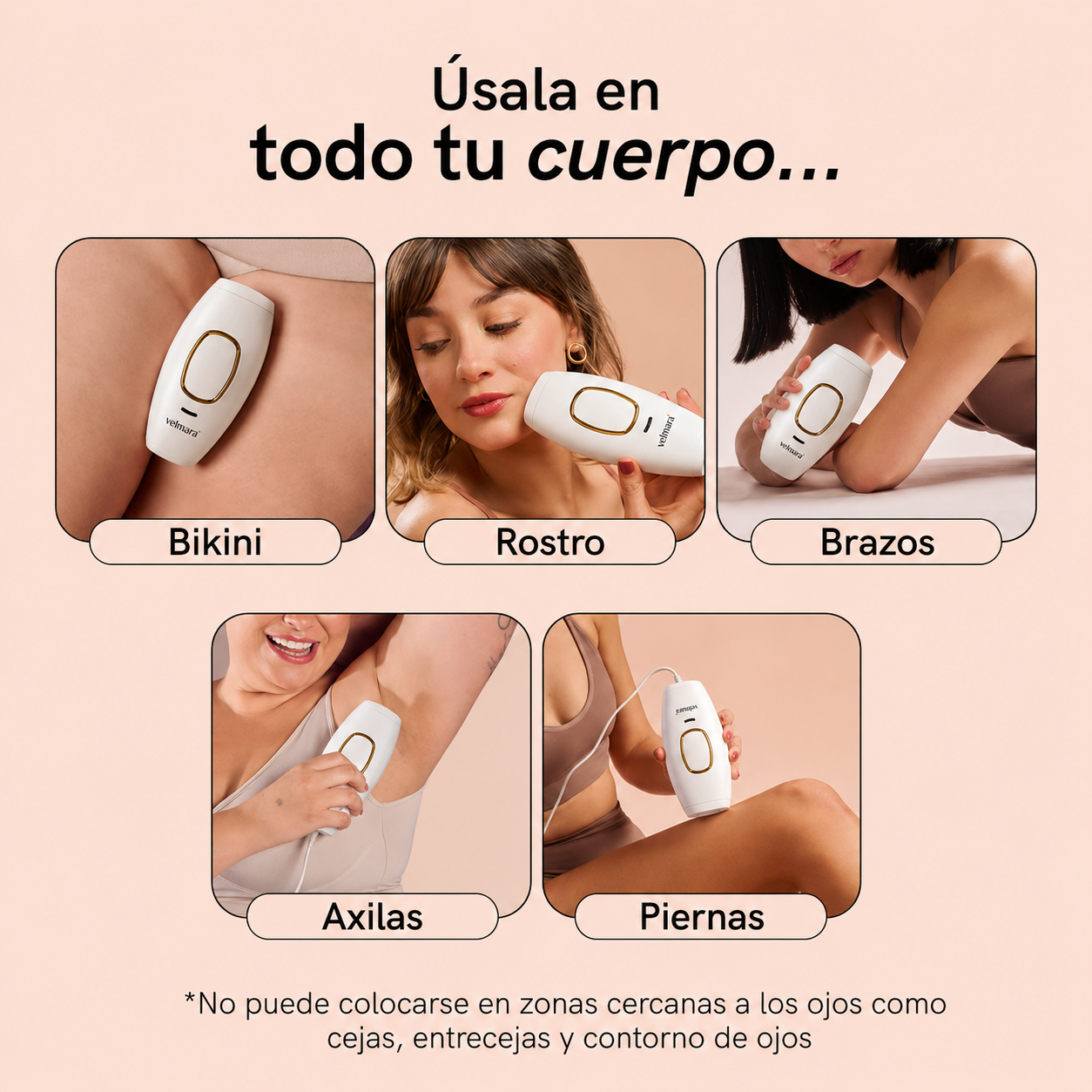 Velmara IPL Pro™ | Depiladora Láser en casa
